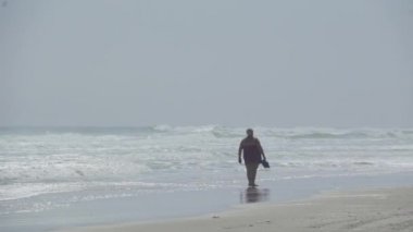 Tipik bir Florida plaj sahnesinde