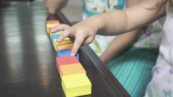 Scene tipiche della scuola di casa — Video Stock