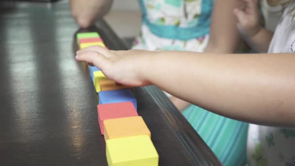 Scene tipiche della scuola di casa — Video Stock