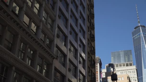 Uma vista do icônico One World Trade Center — Vídeo de Stock