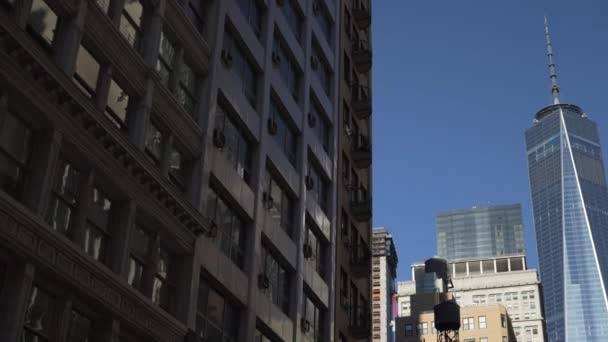 Une vue de l'emblématique One World Trade Center — Video