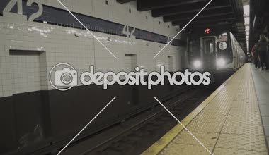 New York'ta metroda bir sahne