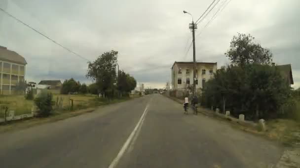 Time-lapse d'un pilote Pov sur la route E671 en Roumanie — Video