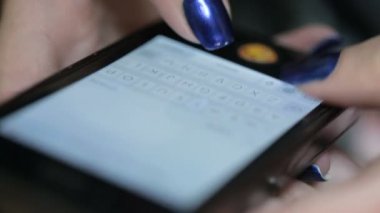Manifatura kadın parmak dokunmatik ekran smartphone