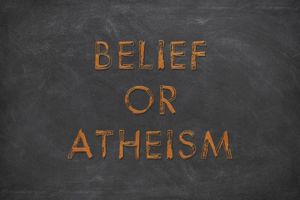 Credință Sau Ateism Fundal Negru Dur Fotografie Stoc Jpg Fișier — Fotografie, imagine de stoc