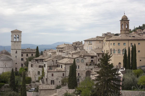 Vista de la ciudad de assisi medieval — Foto de Stock
