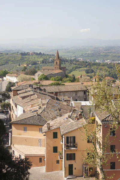 Panoramiczny widok z Asyżu. Umbria. — Zdjęcie stockowe