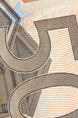 Euro banknot, yeni 50 euro banknot üzerinde ayrıntılı