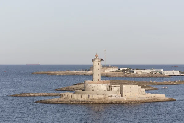 Uitzicht van vuurtoren in Brindisi — Stockfoto