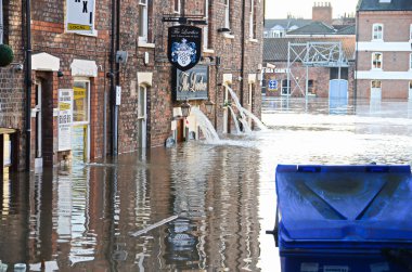 Floods in York Englan clipart