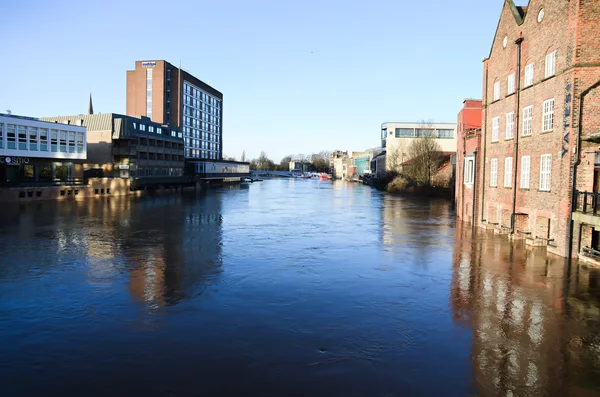 Inondazioni a York — Foto Stock