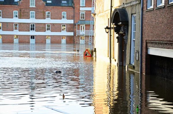 Inundaciones en York — Foto de Stock