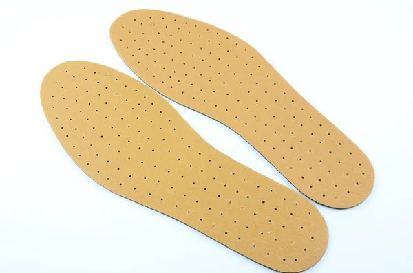 Brązowe skórzane Wkładki obuwnicze — Zdjęcie stockowe