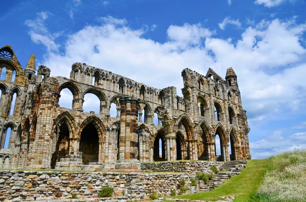 Whitby Abbey ruins Royalty Free Stock Photos