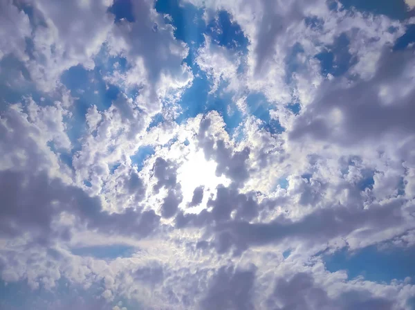 Eine Monsunzeit Wolken Wetter Himmel Schöner Hintergrund — Stockfoto