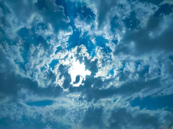 Eine Monsunzeit Wolken Wetter Himmel Schöner Hintergrund — Stockfoto