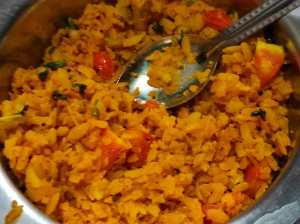 A Indian Gujarat Poha Food Items Photos