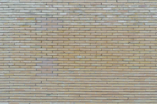 Wzór Cegły Kolorze Żółtym Tapeta Tło — Zdjęcie stockowe