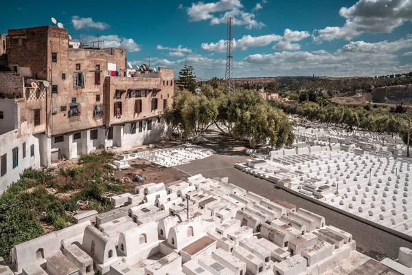 Fez Marrocos Marrocos Março 2020 Antigo Cemitério Judeu Norte África — Fotografia de Stock