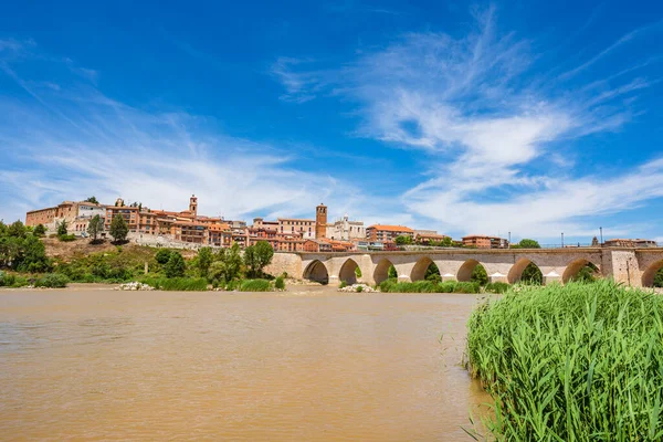 Vista Panorâmica Cidade Histórica Tordesilhas Valladolid Castilla Leon Espanha — Fotografia de Stock