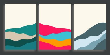 Basit örtülü şablonlar. Kataloglar ve iş dergileri için soyut özgeçmiş. Yıllık rapor kapsamı.