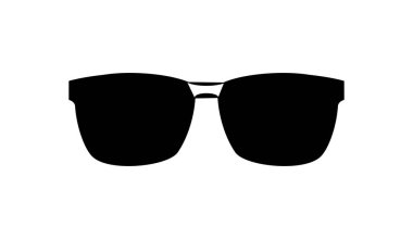 Güneş gözlüğü vektör simgesi. Vektör illüstrasyonu.