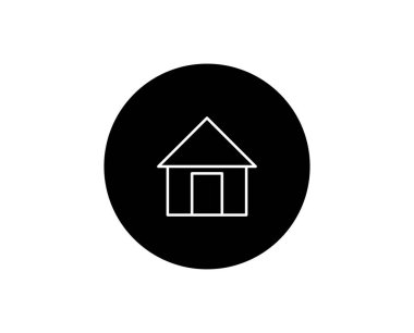 Home icon. Address icon. vector illustration logo template.