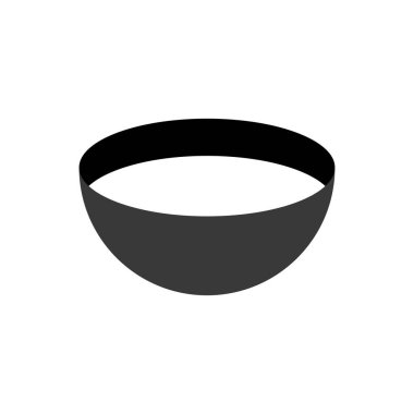 Kase ikonu. Mutfak işareti. vektör illüstrasyonu. 