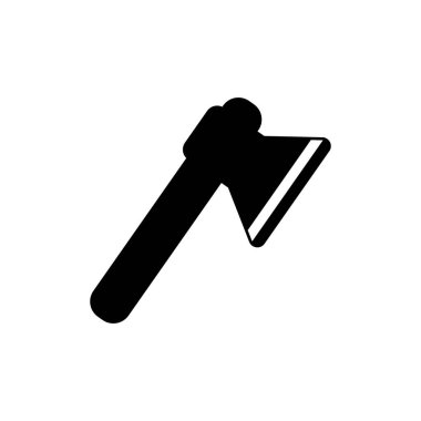 Baltanın düz simgesi. Mobil konsept ve web uygulamaları için inşaat araçları ögesi.