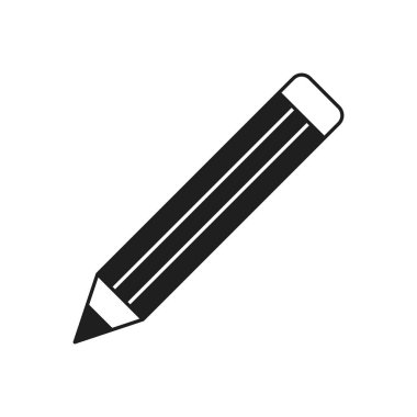 Kalem simgesi çizimi. Vektör illüstrasyonu.