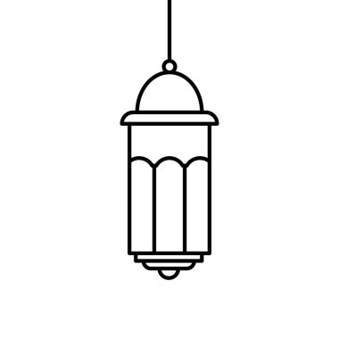 Arap lamba ikonu tasarımı. Vektör yanılsaması.