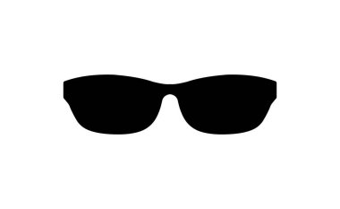 Grafik Tasarım Projeleri için Gözlük Simgesi. Vektör İllüstrasyonu.