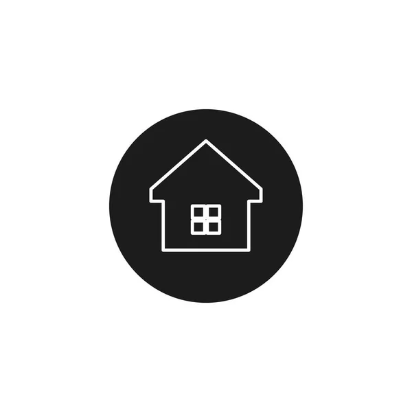 Thuis Icoon Website Home Page Knop Logo Ontwerp Element Vector — Stockvector