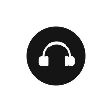 Kulaklık ikonu. Web sitenizin tasarımı için sembol, logo, uygulama, UI. 