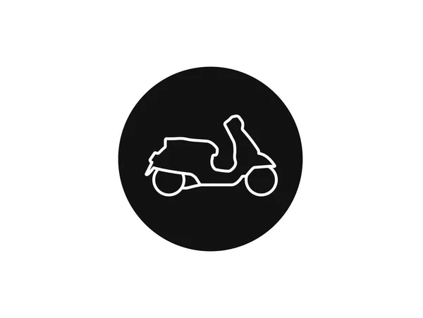 Motorcycle Vehicle Vector Illustration Design — Stock Vector