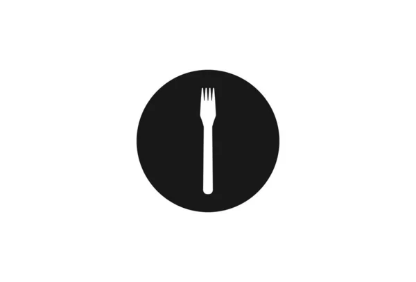Fork Dining Icon Vector Illustration — Stock Vector
