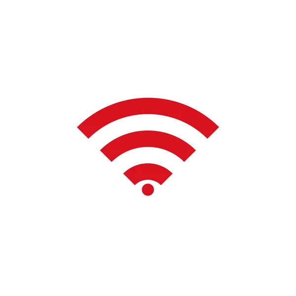 Wifi simgesi tasarımı. Vektör İllüstrasyonu.