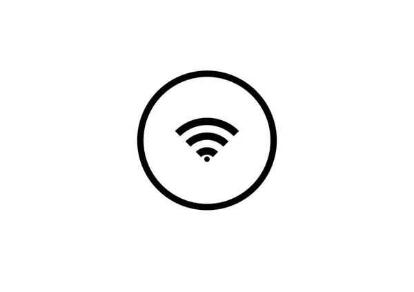 Дизайн Значка Wifi Векторная Миграция — стоковый вектор