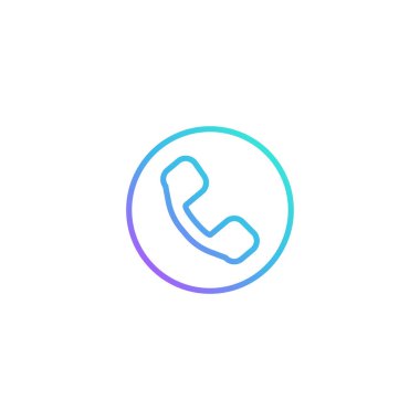 Phone icon symbol. Vector illustration.