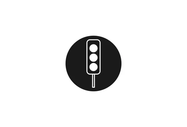 Stoplight Sign Icon Traffic Light Vector Illustration Graphic Design Web — Stock Vector