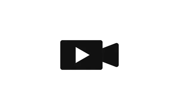Icona Video Icona Del Film Segno Video Simbolo Progettazione Vettoriale — Vettoriale Stock