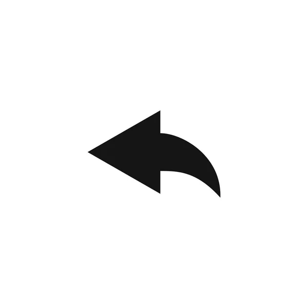 Back Arrow Icon Reply Icon Undo Arrow Vector Vector Illustration — Stock Vector