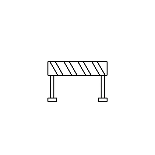 Barrikadblocksvektor Vektor Illustration För Mobila Koncept Och Webbdesign — Stock vektor