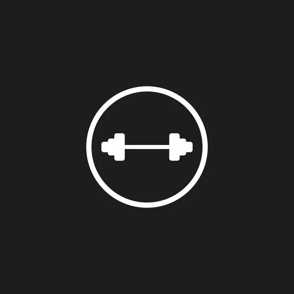 Dumbbell Icon Vektorová Ilustrace Pro Grafický Design Web Aplikace — Stockový vektor