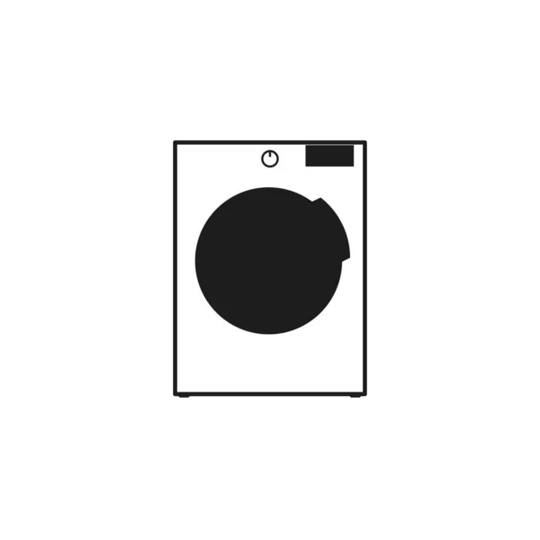 Икона Стиральной Машины Векторная Иллюстрация Графического Дизайна Веб Пользовательский Интерфейс — стоковый вектор