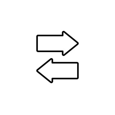 Eşzamanlama simgesi. Grafik tasarımı, Web, UI, uygulama için vektör illüstrasyonu.