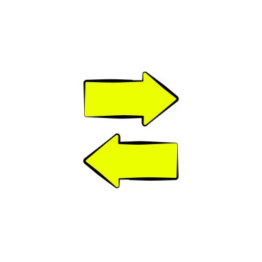 Eşzamanlama simgesi. Grafik tasarımı, Web, UI, uygulama için vektör illüstrasyonu.