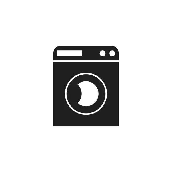 Waschmaschinensymbol Vektor Illustration Für Mobiles Konzept Und Webdesign — Stockvektor