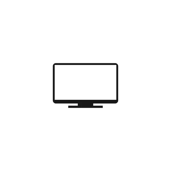 Monitor Pictogram Vector Illustratie Voor Mobiel Concept Webdesign — Stockvector