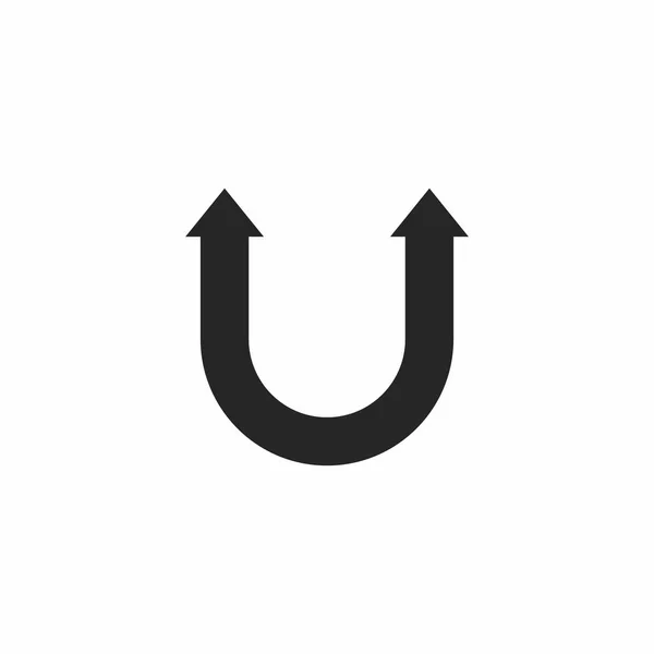 Ok simgeyi döndür. Grafik tasarımı, Web, UI, uygulama için vektör illüstrasyonu.